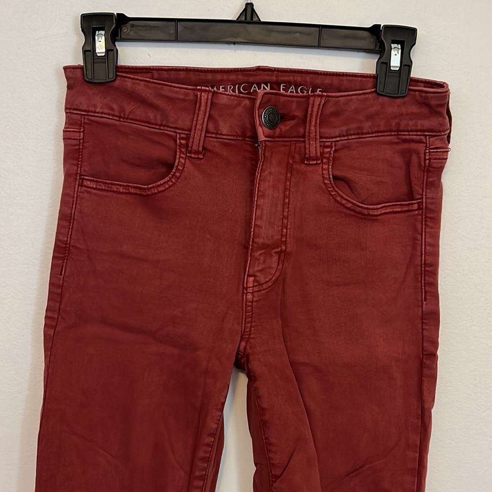Red American Eagle Jeans